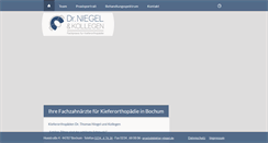Desktop Screenshot of doktor-niegel.de
