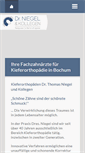 Mobile Screenshot of doktor-niegel.de